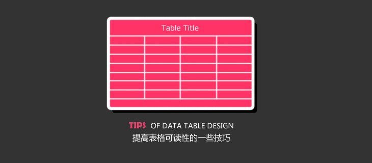 表格的应用